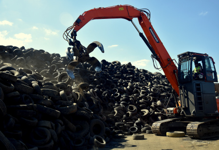 Более 36 тыс. тонн старых покрышек переработано в Подмосковье с начала года